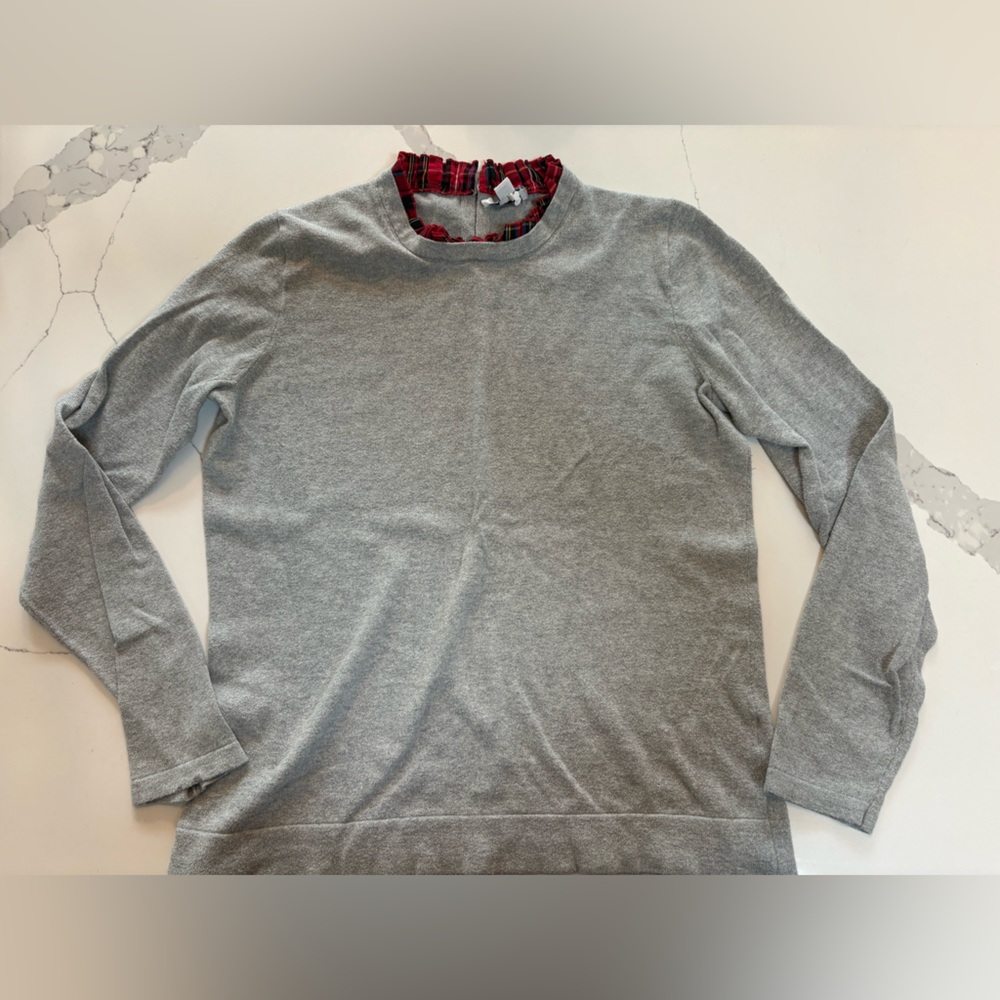J.Crew Factory Christmas Mock Sweater-Large